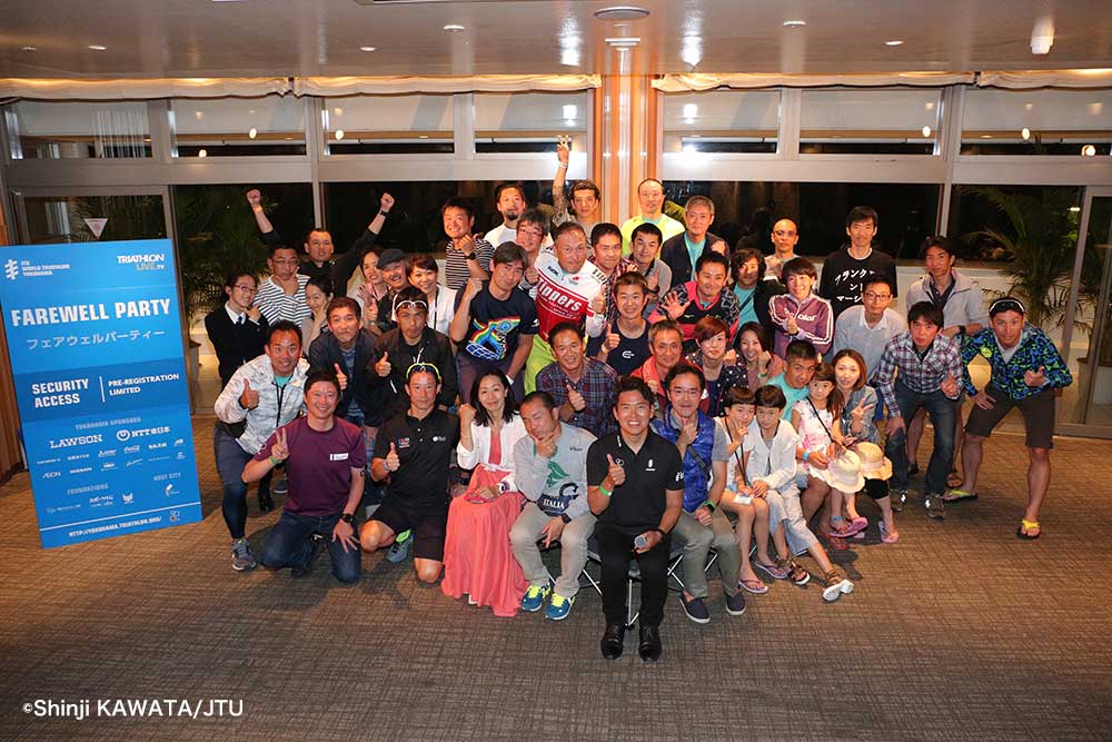 ITU世界トライアスロンシリーズ横浜大会　エイジフェアウェル