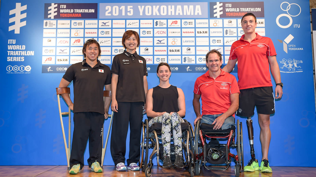 2015世界パラトライアスロン横浜大会 記者会見日本代表選手コメント  撮影日：2015年5月14日（木）
