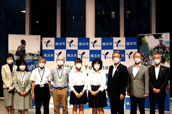 2020ITU世界トライアスロン・パラトライアスロンシリーズ横浜大会 チャリティー寄附金贈呈式